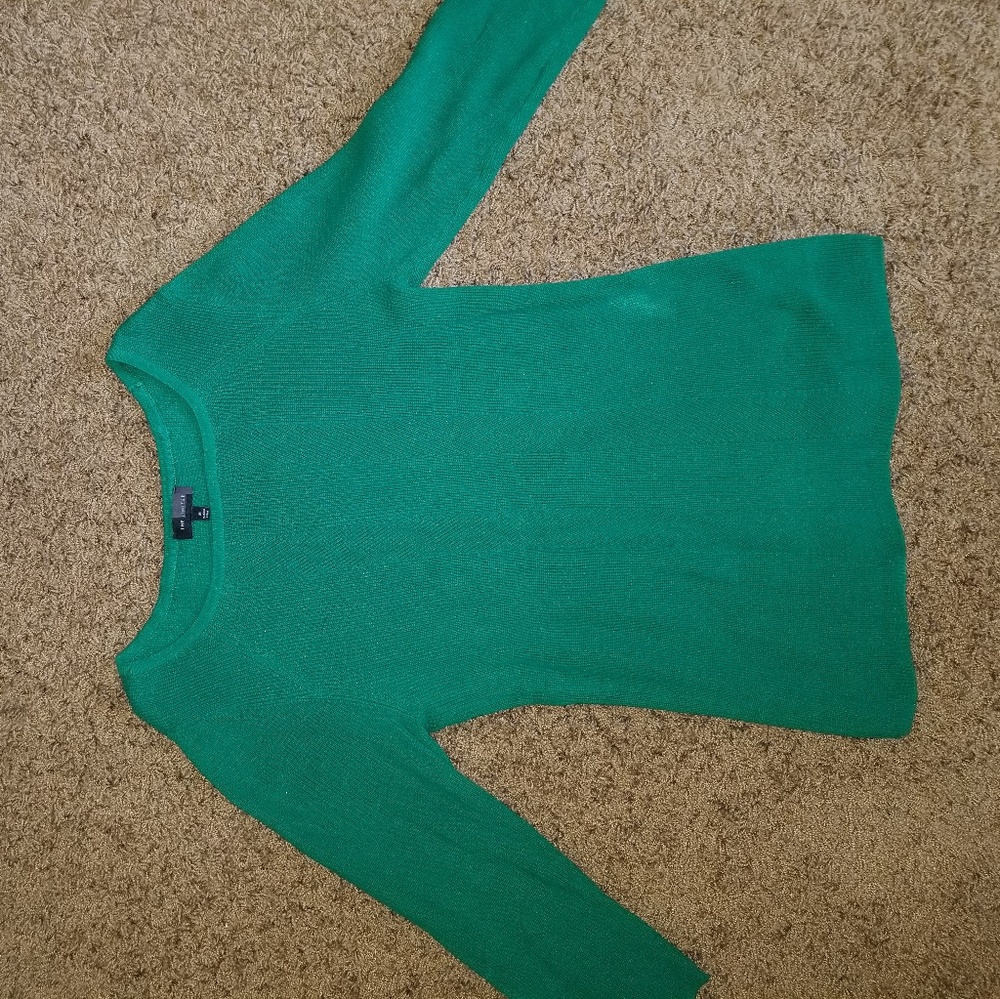 The Limited Green Knit Top NWOT